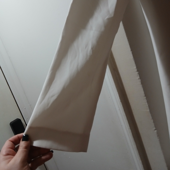 Elizabeth and James Winter White Tea Shower HOLIDAY Party Slit Dress- 6 - Picture 5 of 10